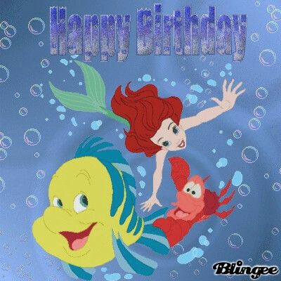 Featured image of post Little Mermaid Happy Birthday Gif