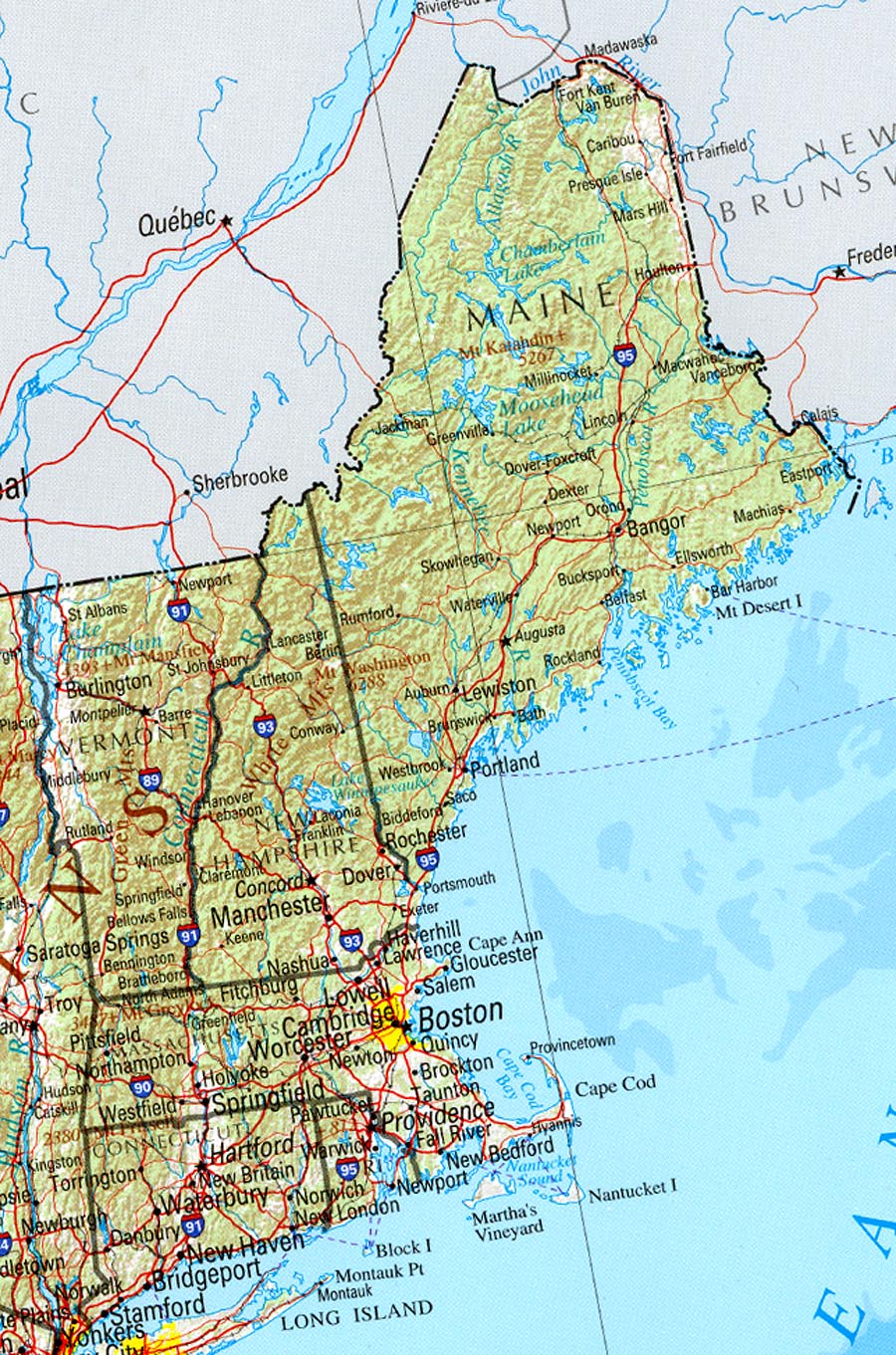 Featured image of post Map Of New England Area