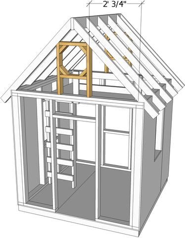 Featured image of post Outdoor Playhouse Plans With Loft