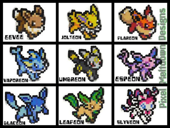 Featured image of post Umbreon Pixel Art Eevee Evolutions